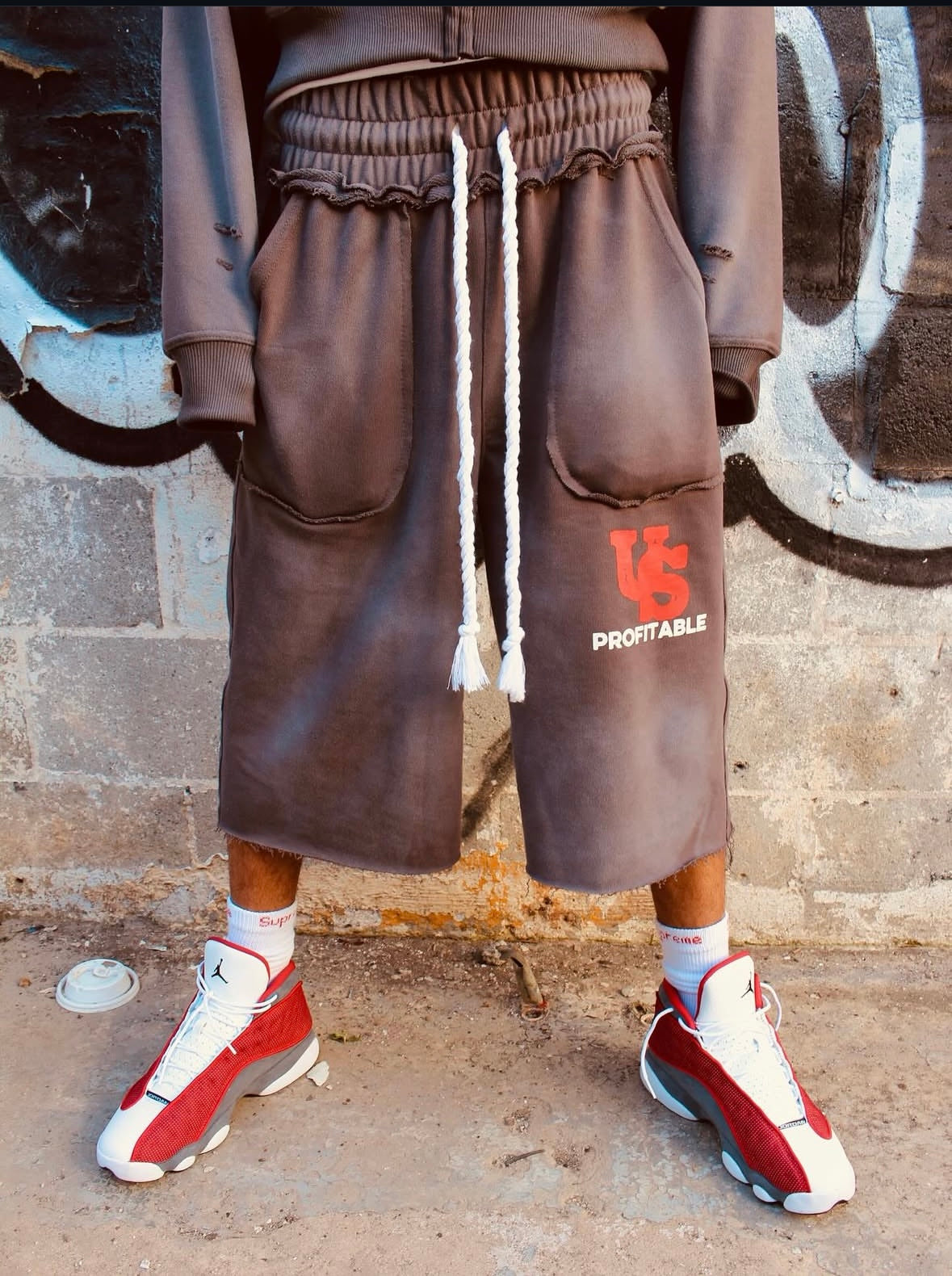 Profitable grey sweatshorts